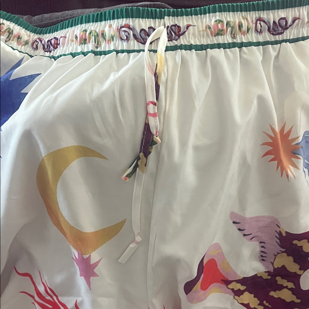 Colorful Celestial Print Pants